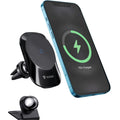 RAEGR MagFix Arc M1450A 15W Car Magnetic Wireless Charger with Air Vent & Dashboard Holder Compatible with iPhone 14, 13 & 12 Series