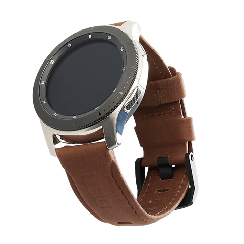 Samsung galaxy watch 46mm online leather strap